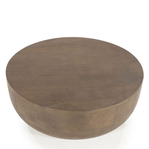 Ronde Salontafel Karibu Mangohout 70cm - Afbeelding 3