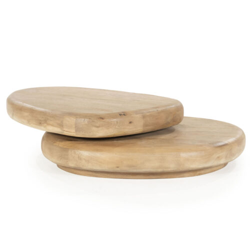 Organische Salontafel Kabo Mangohout - Naturel