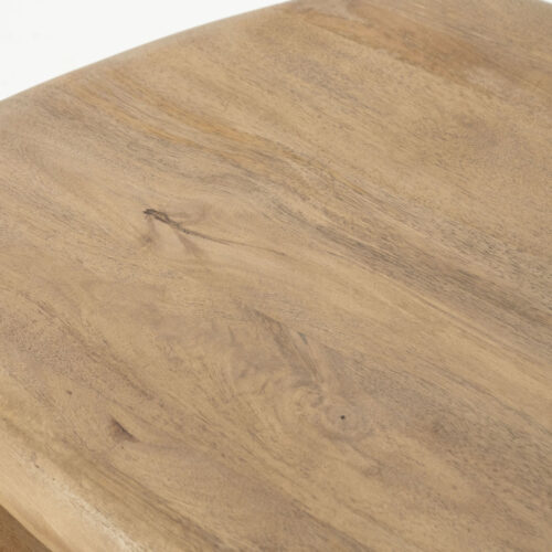 Organische Salontafel Kabo Mangohout - Naturel - Afbeelding 5