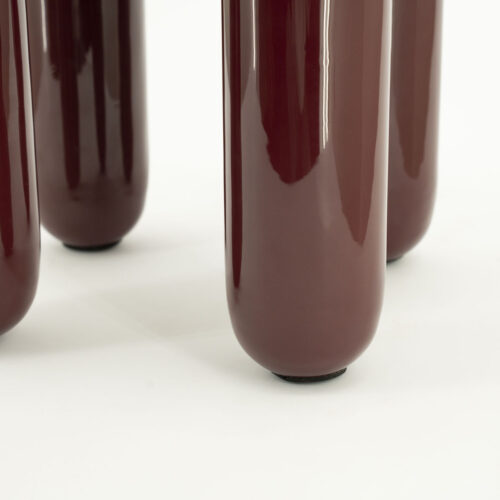 Ronde Bijzettafel Balloon 43cm - Burgundy - Afbeelding 3