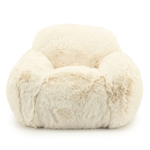 Kinderfauteuil Hug Fluffy - Taupe - Afbeelding 5