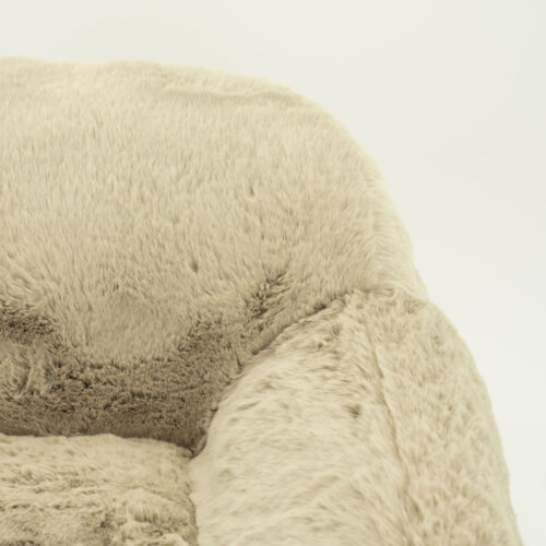 Kinderfauteuil Hug Fluffy - Taupe - Afbeelding 4
