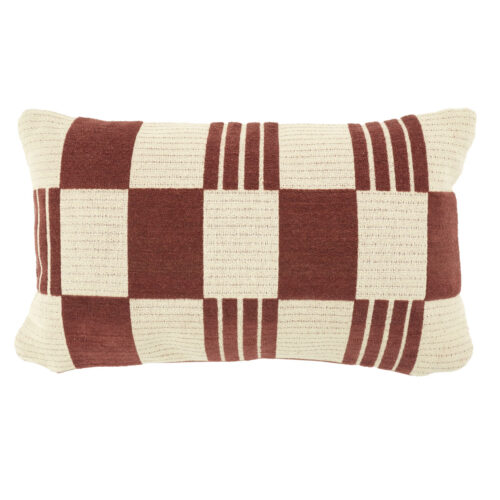 Kussen Twist 35x55 cm - Burgundy
