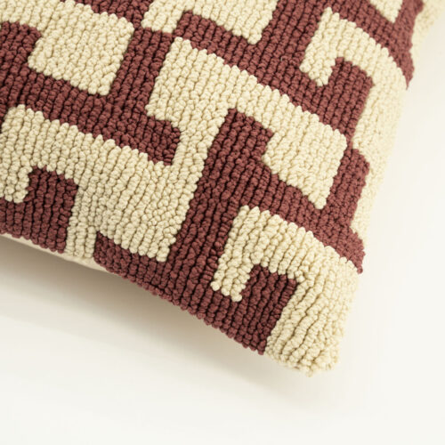 Kussen Ziggy - Burgundy - Afbeelding 2