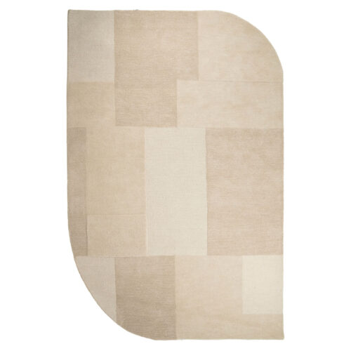 Organisch Vloerkleed Contour - Beige