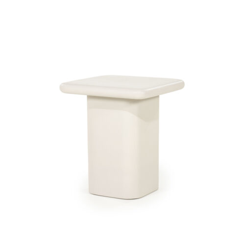 Bijzettafel Siminto kleur Beige - 40 cm