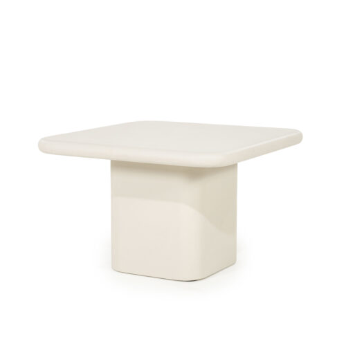 Bijzettafel Siminto kleur Beige - 60 cm
