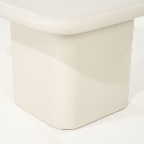 Bijzettafel Siminto kleur Beige - 60 cm - Afbeelding 6