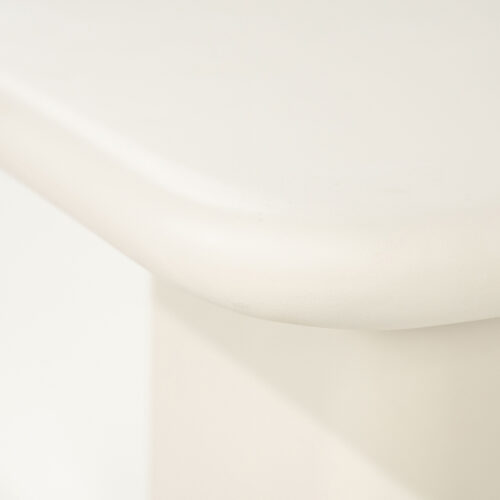 Bijzettafel Siminto kleur Beige - 60 cm - Afbeelding 5