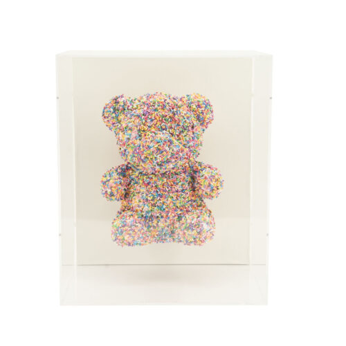 Wanddecoratie Beary 25 x 20cm - Clear
