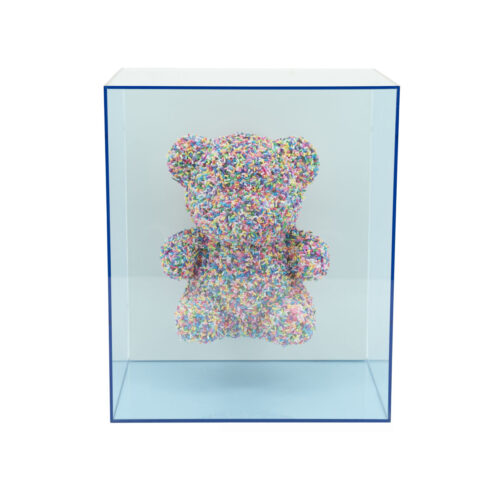 Wanddecoratie Beary 25 x 20cm - Blauw
