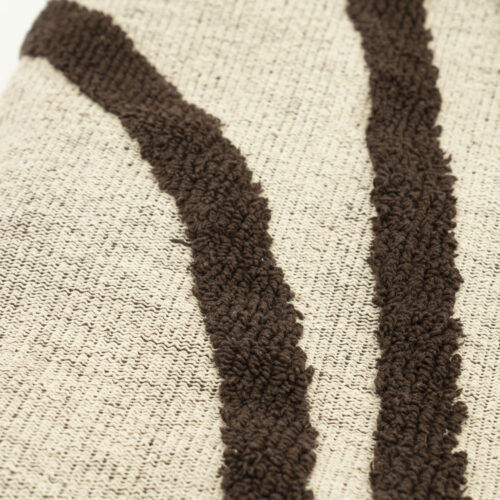 Plaid Majani 170 x 130 cm - Donkerbruin - Afbeelding 2