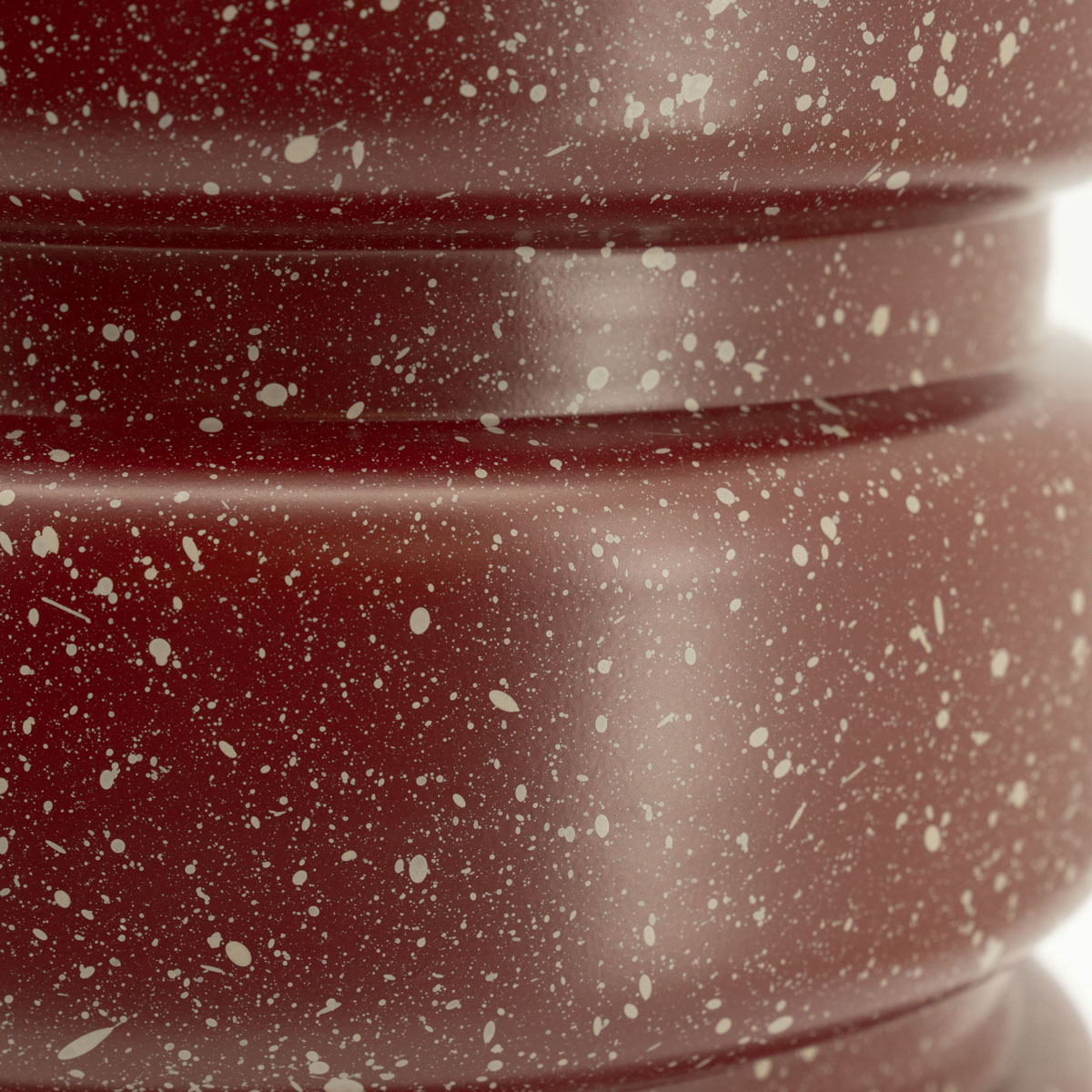 Ronde Bijzettafel Spatter 30cm - Burgundy - Afbeelding 2