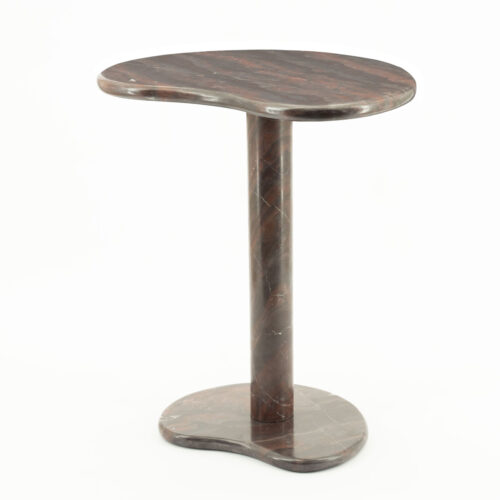 Organische Bijzettafel Rosso Marmer 45 x 33cm