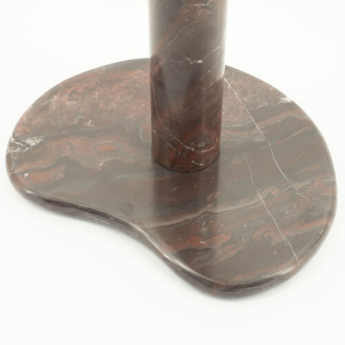 Organische Bijzettafel Rosso Marmer 45 x 33cm - Afbeelding 2