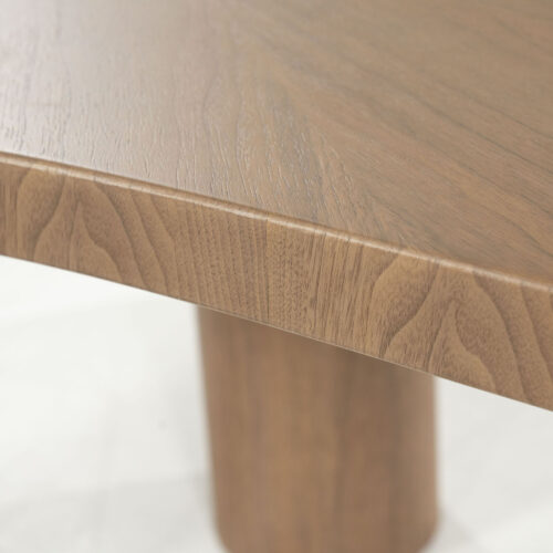 Organische Eettafel Bobbie Walnoot 215 x 110 cm - Lichtbruin - Afbeelding 8