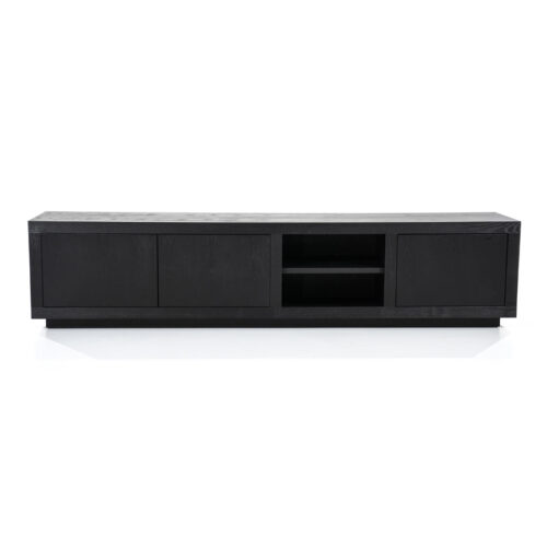 TV-meubel Helsinki Eikenhout 200 cm - Zwart - Afbeelding 22