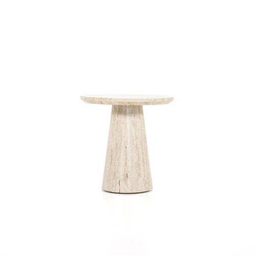 Ronde Bijzettafel Aime Travertin 45 x 45 cm - Afbeelding 16