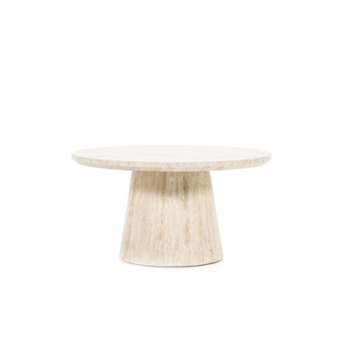 Ronde Salontafel Aime Travertin 70 x 38 cm - Afbeelding 19