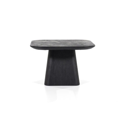 Vierkante Bijzettafel Aron Mangohout - Zwart 60 cm - Afbeelding 12