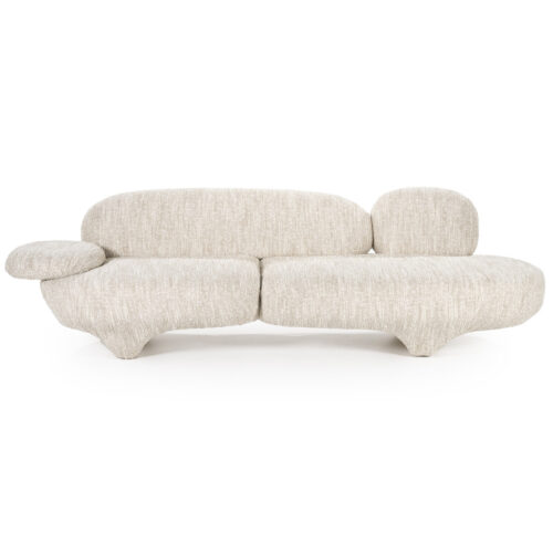 Organische Bank Jayden Beige - 265cm - Afbeelding 9