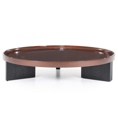 Ronde Salontafel Mayson 120cm - Rood - Afbeelding 5