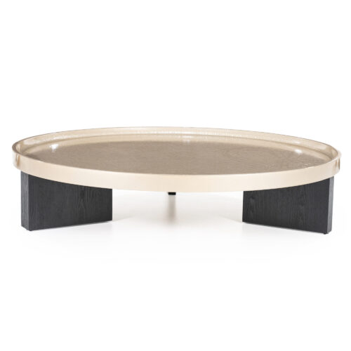 Ronde Salontafel Mayson 120cm - Beige - Afbeelding 7