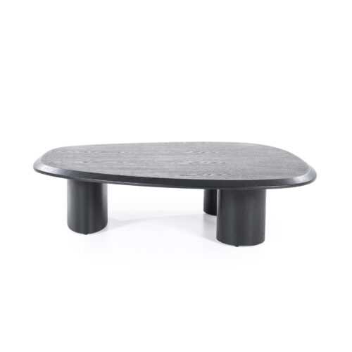Organische Salontafel Walter Eikenhout Zwart - 106 x 88 cm - Afbeelding 12