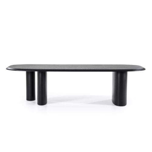Organische Eettafel Walter Eikenhout 300 x 120cm - Zwart - Afbeelding 7