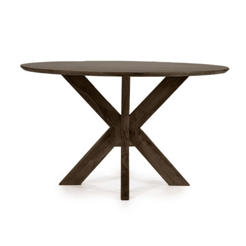 Ronde Eettafel Nikki Acaciahout 130 cm - Bruin - Afbeelding 2