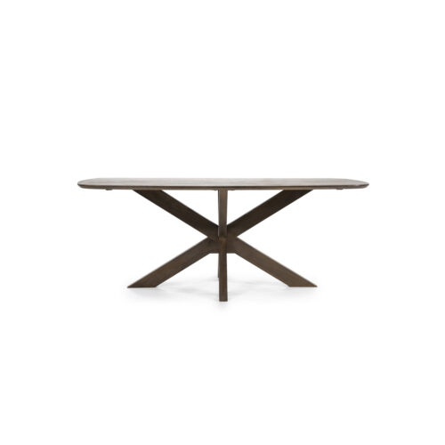 Eettafel Nikki Acaciahout 200 x 100 cm - Bruin - Afbeelding 2