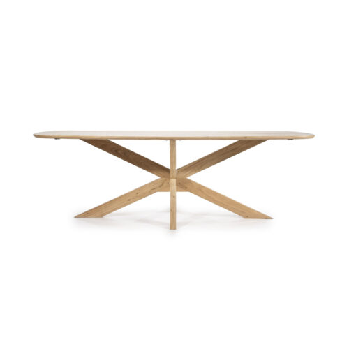 Eettafel Nikki Acaciahout 240 x 100 cm - Naturel - Afbeelding 2
