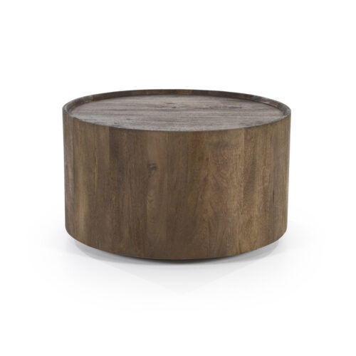 Ronde Salontafel Zayn Acaciahout 60 cm - Bruin - Afbeelding 4