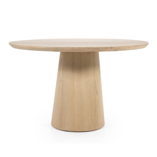 Ronde Eettafel Nola Eikenhout 130 cm - Naturel - Afbeelding 6