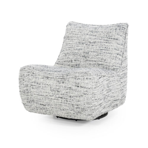 Draaibare Fauteuil Loys - Grijs - Afbeelding 9