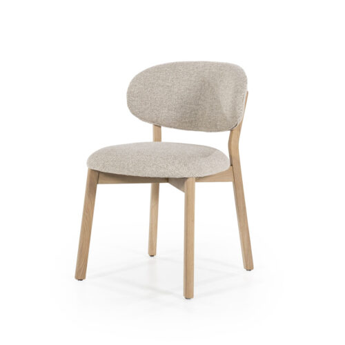 Eetkamerstoel Mikky Naturel - Taupe - Afbeelding 11