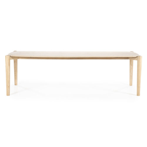 Deens Ovale Eettafel Selbu 240 x 100cm - kleur Naturel - Afbeelding 12
