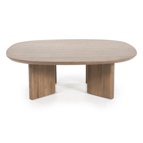 Salontafel Stef 100 x 100 cm - Bruin - Afbeelding 9
