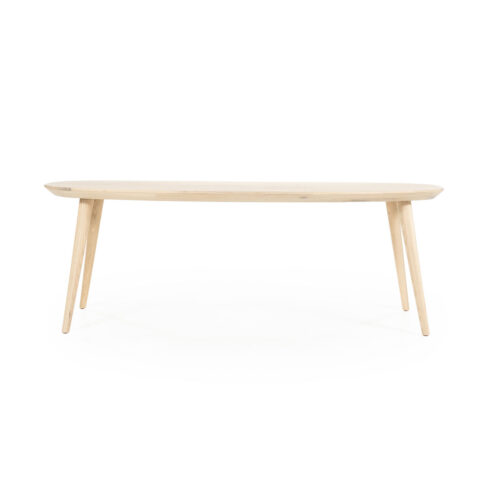 Deens Ovale Eettafel Elijah 260 x 100cm - kleur Naturel - Afbeelding 6