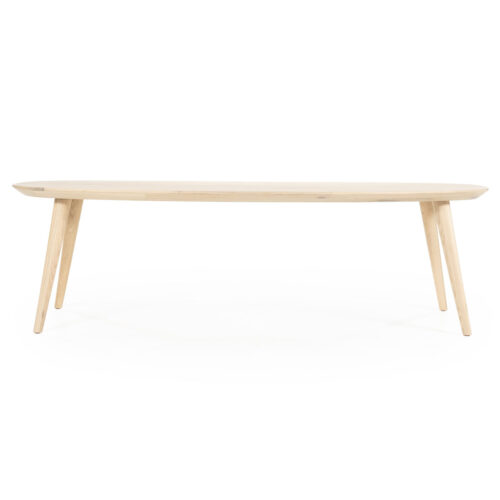 Deens Ovale Eettafel Elijah 300 x 100cm - kleur Naturel - Afbeelding 6