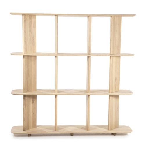 Wandkast Ty Eikenhout 180 x 180 - Naturel - Afbeelding 6