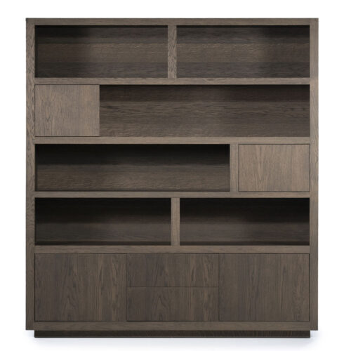 Opbergkast Helsinki Eikenhout 200 x 220 cm - Bruin - Afbeelding 2