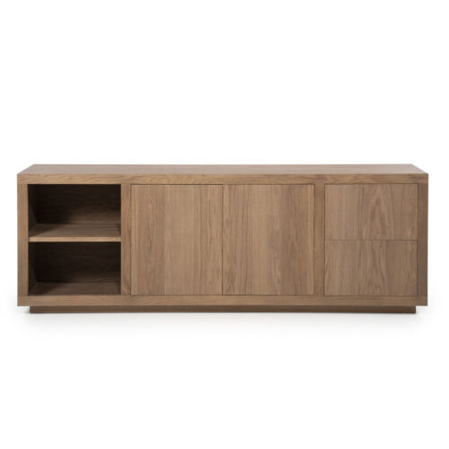 Dressoir Helsinki Eikenhout 200 cm - Lichtbruin - Afbeelding 9