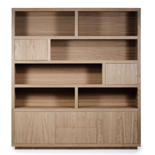 Opbergkast Helsinki Eikenhout 200 x 220 cm - Lichtbruin - Afbeelding 2
