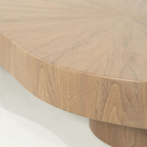 Organische Salontafel Bobbie - lichtbruin - 150 x 110 cm - Afbeelding 8