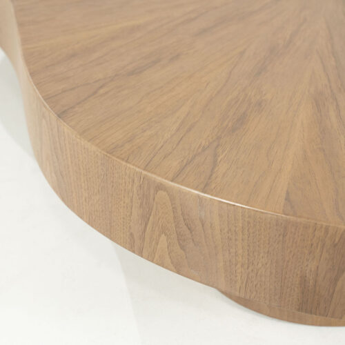 Organische Salontafel Bobbie - lichtbruin - 150 x 110 cm - Afbeelding 7