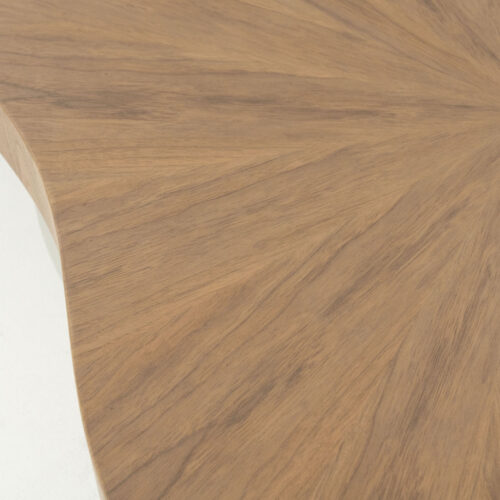 Organische Salontafel Bobbie - lichtbruin - 150 x 110 cm - Afbeelding 6