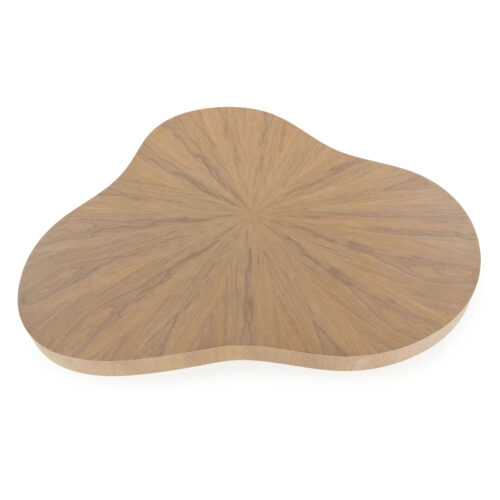 Organische Salontafel Bobbie - lichtbruin - 150 x 110 cm - Afbeelding 4