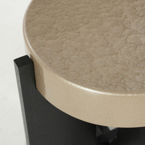 Ronde Bijzettafel Juliet 40cm - Beige - Afbeelding 5