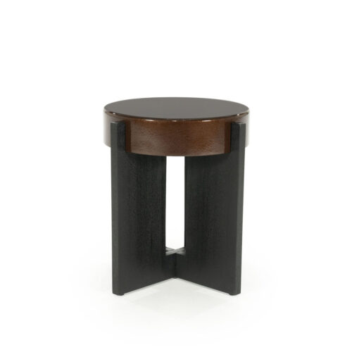 Ronde Bijzettafel Juliet 40cm - Bruin